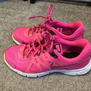 Nike pink Revolution 2 running shoes